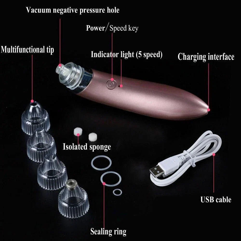 Blackhead Remover Vacuum Acne Cleaner – Deep Pore Cleansing for Flawless Skin